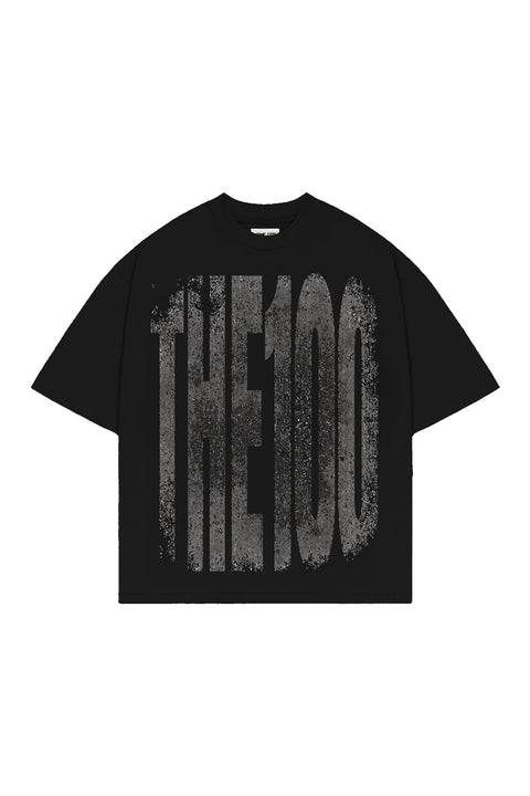 T-Shirt Boxy Concrete Black