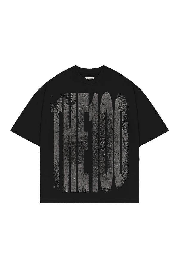 T-Shirt Boxy Concrete Black