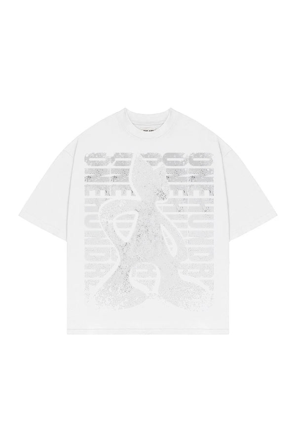 T-Shirt Boxy Concrete White
