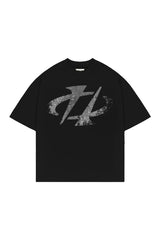 T-Shirt Boxy Concrete Black