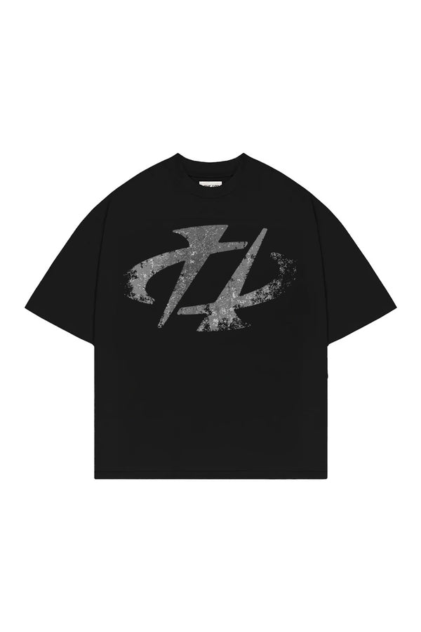 T-Shirt Boxy Concrete Black