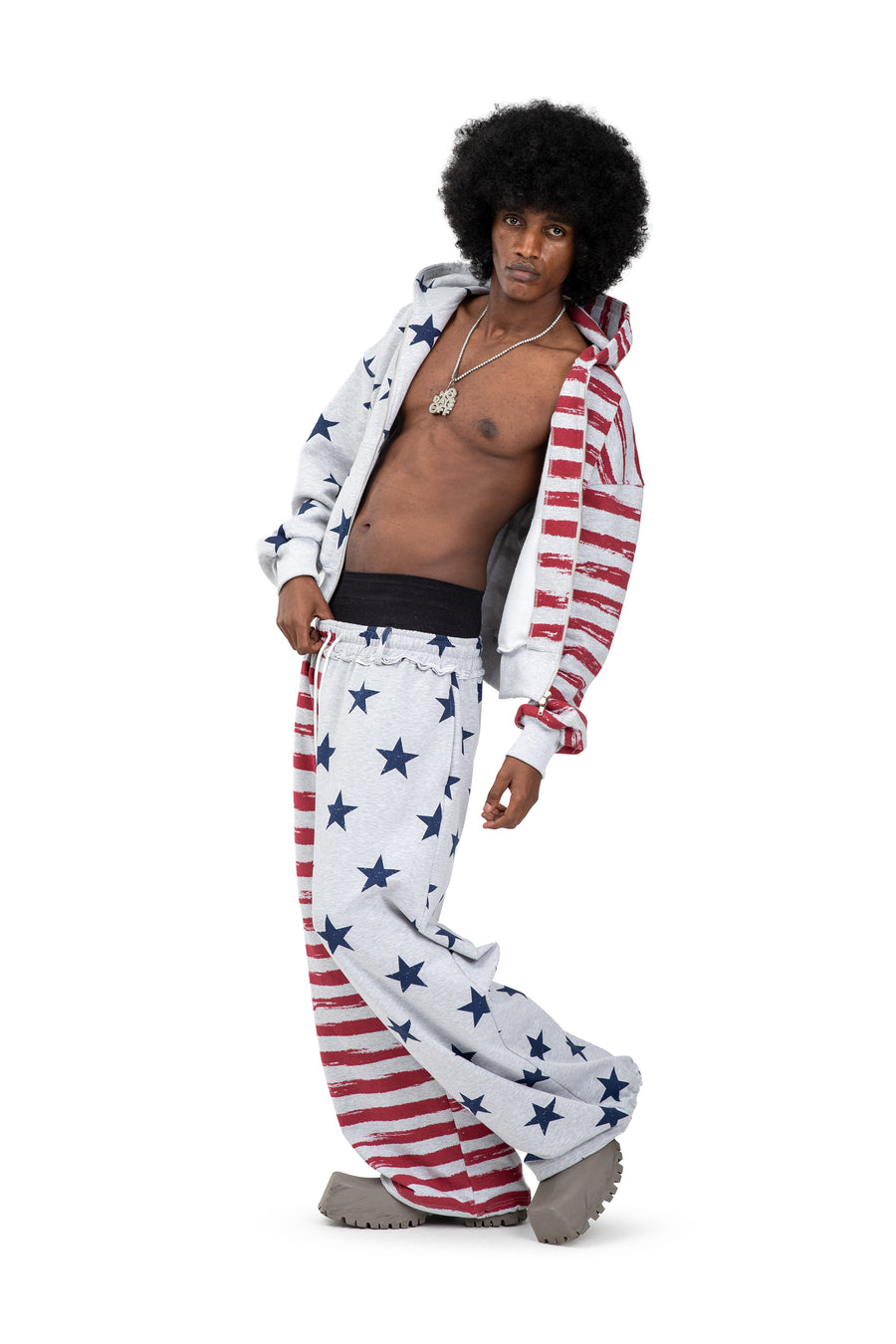 FLAG HOODIE ZIP