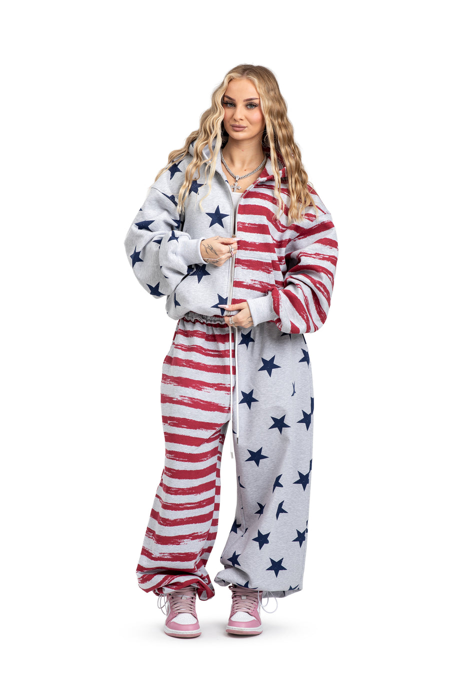 FLAG HOODIE ZIP