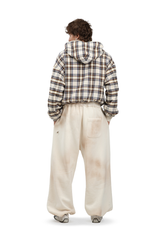 Komplettset: Wendbare Bluse und Hose Trashed & Crushed Bordeaux