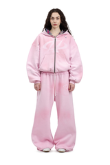 Komplettset: Wendbare Bluse und Hose Trashed & Crushed Bordeaux