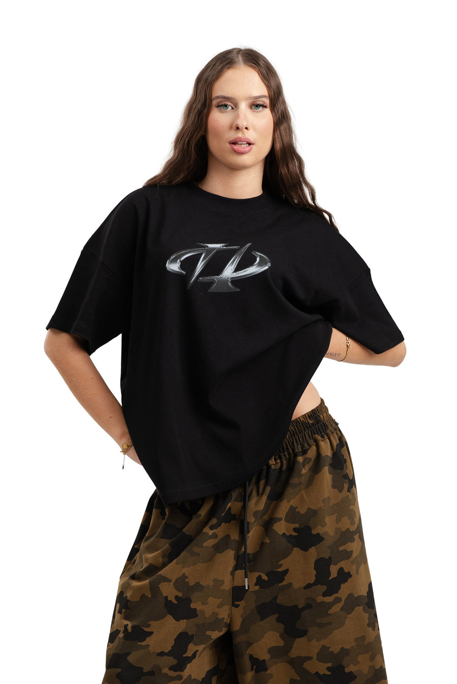 T-Shirt Boxy Concrete White