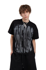 T-Shirt Boxy Concrete Black
