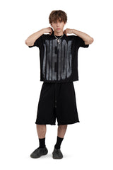 T-Shirt Boxy Concrete Black