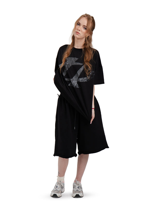 T-Shirt Boxy Concrete Black