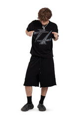 T-Shirt Boxy Concrete Black