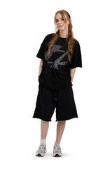 T-Shirt Boxy Concrete Black