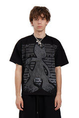 T-Shirt Boxy Concrete Black