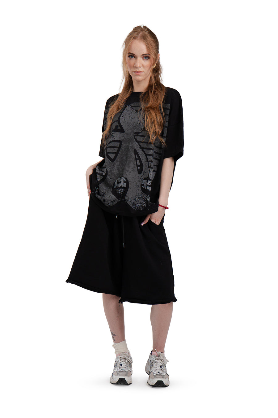 T-Shirt Boxy Concrete Black