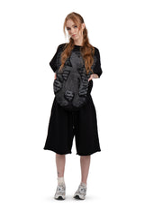 T-Shirt Boxy Concrete Black
