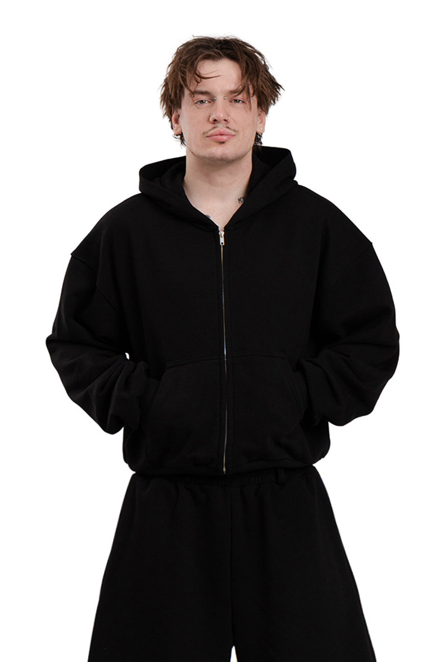 Puffy Zip Fly Sweatshirt