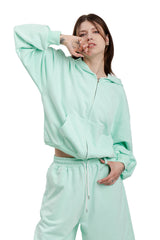 Puffy Zip Fly Sweatshirt