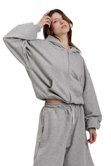 Puffy Zip Fly Sweatshirt