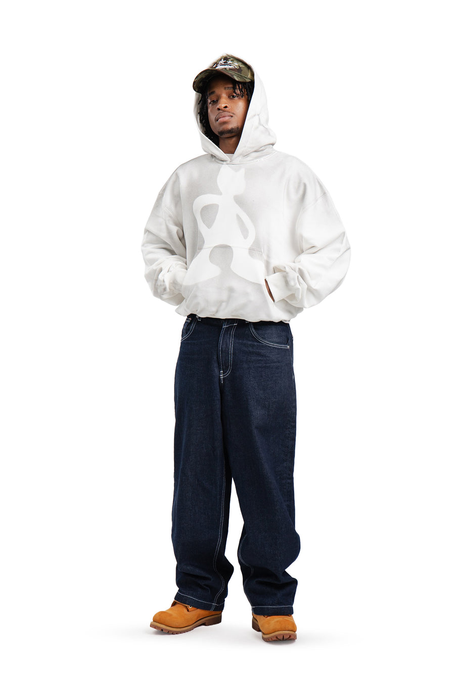 Kapuzenpullover Zip Puffy Ultra Full Distressed