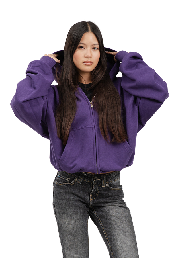 Puffy Zip Fly Sweatshirt