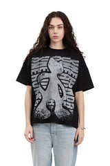 T-Shirt Boxy Concrete Black
