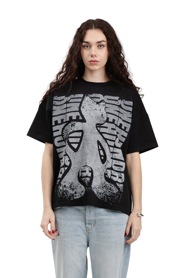 T-Shirt Boxy Concrete Black