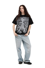 T-Shirt Boxy Concrete Black