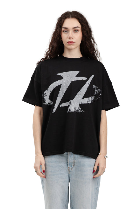 T-Shirt Boxy Concrete Black