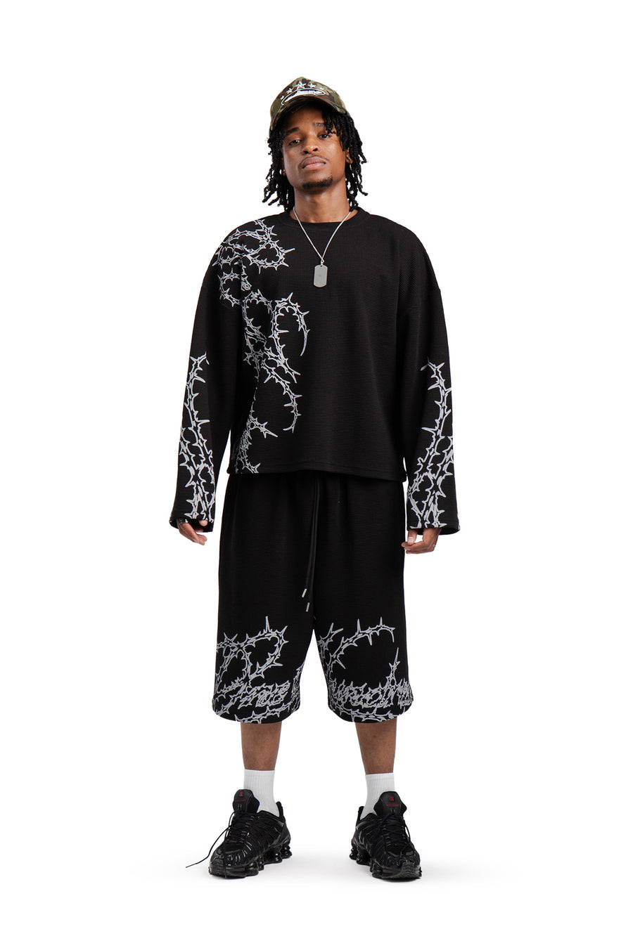 Longsleeve Waffle Black