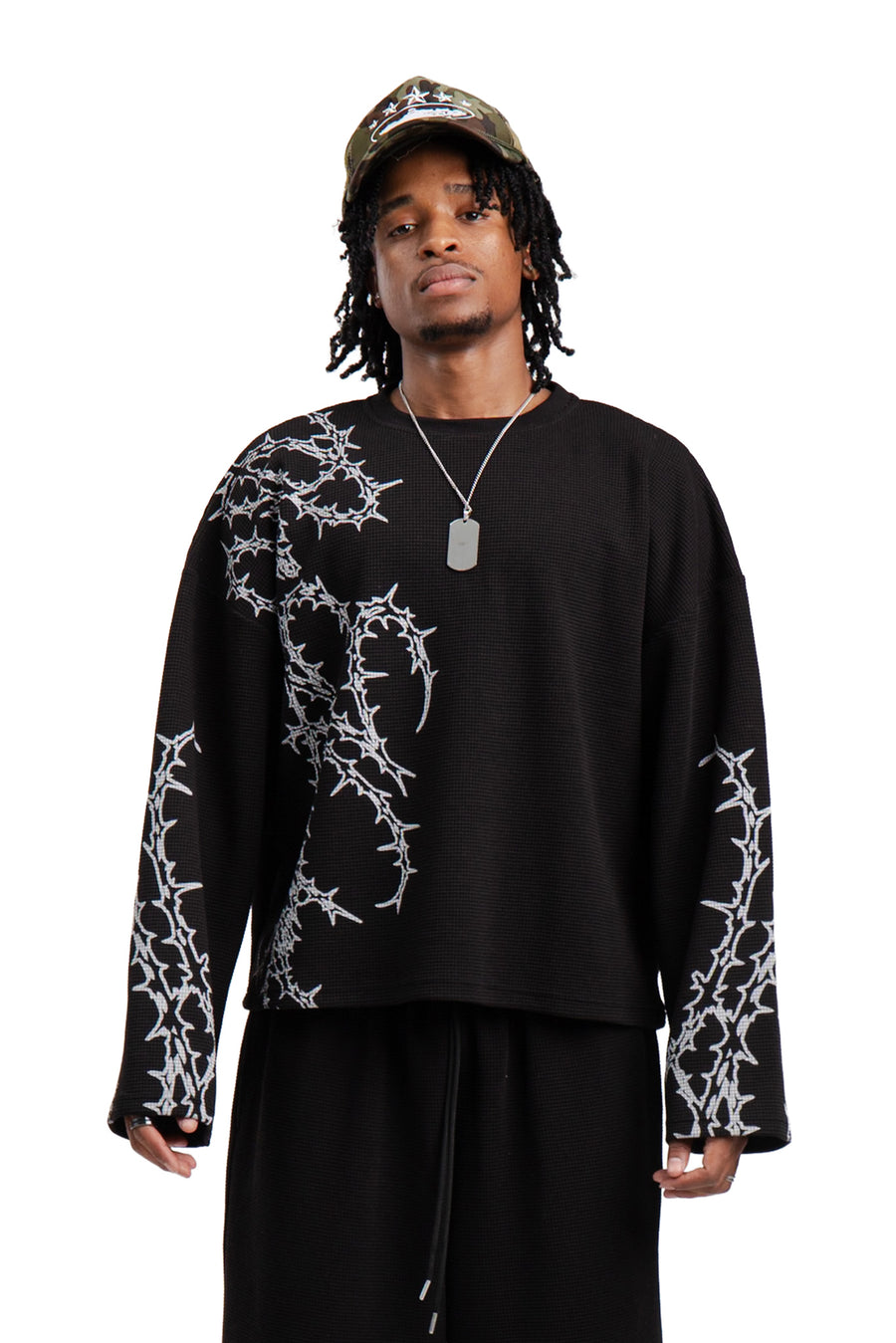 Longsleeve Waffle Black