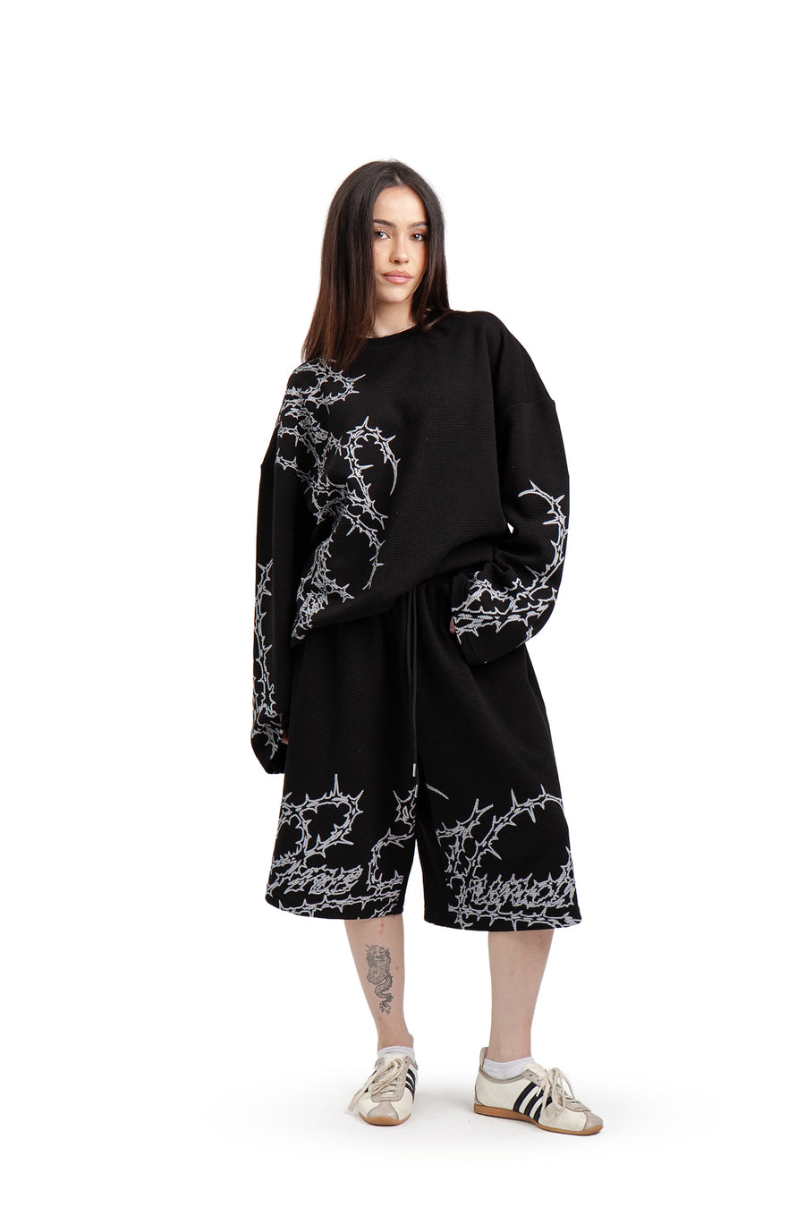 Longsleeve Waffle Black