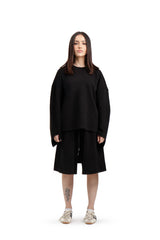 Spodenki Waffle Black Basic