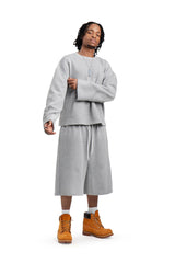 Longsleeve Waffle Grey Basic