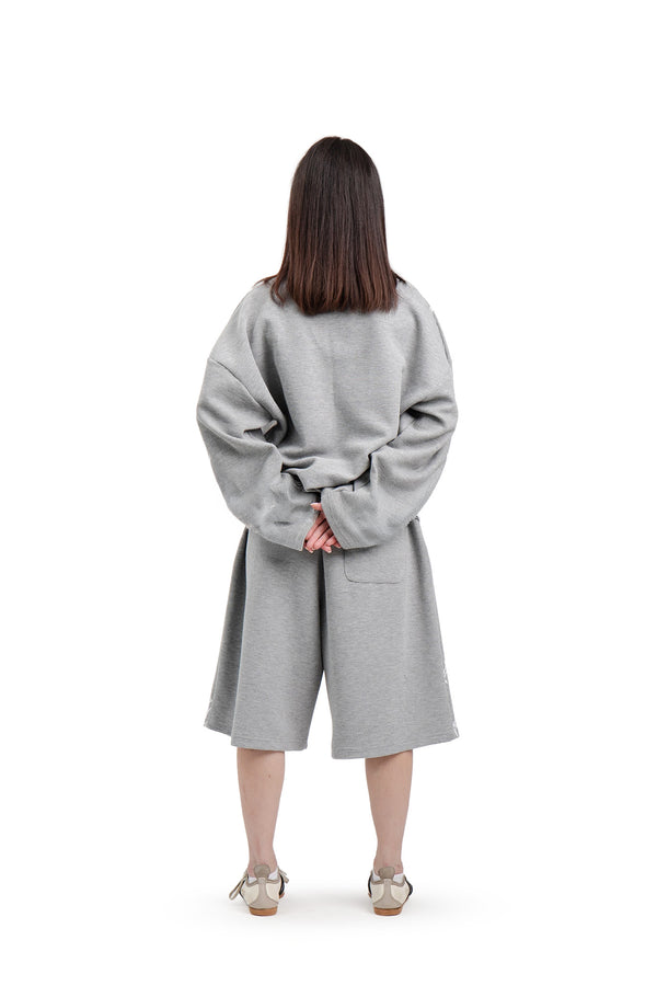 Longsleeve Waffle Grey Basic