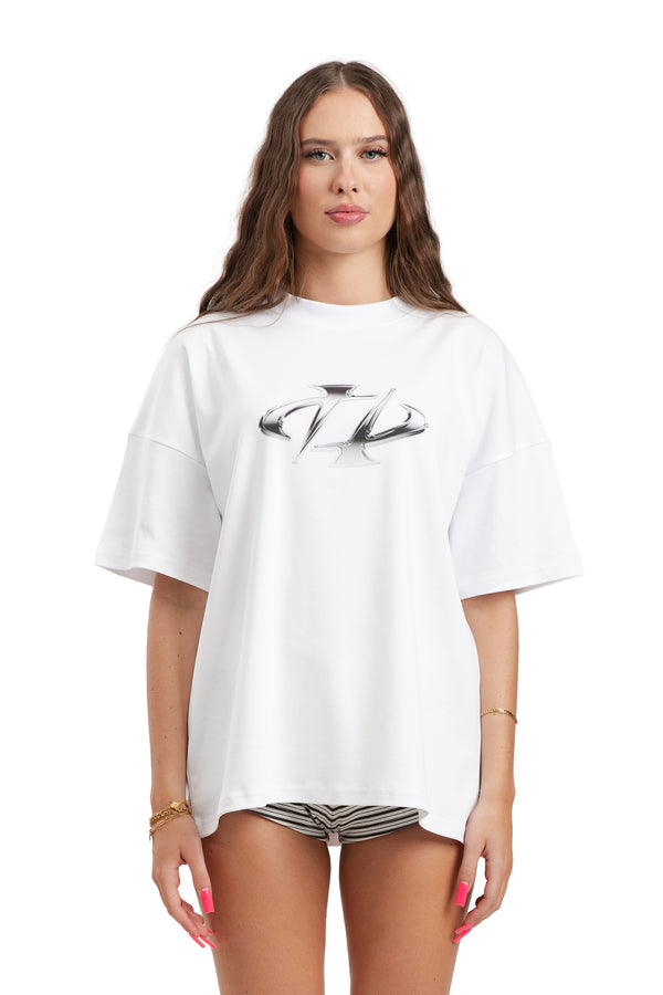 T-Shirt Boxy Concrete White