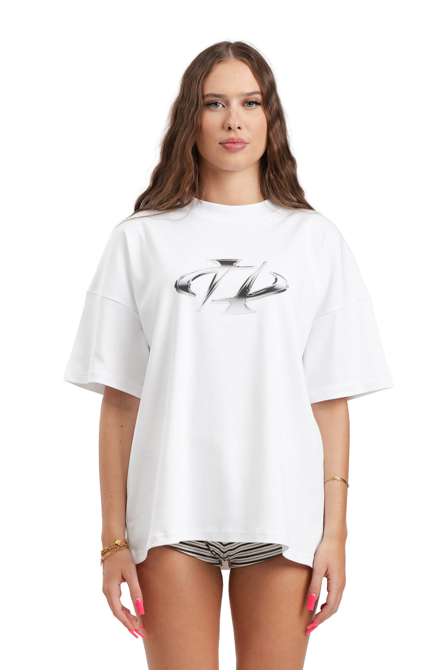 T-Shirt Boxy Concrete White