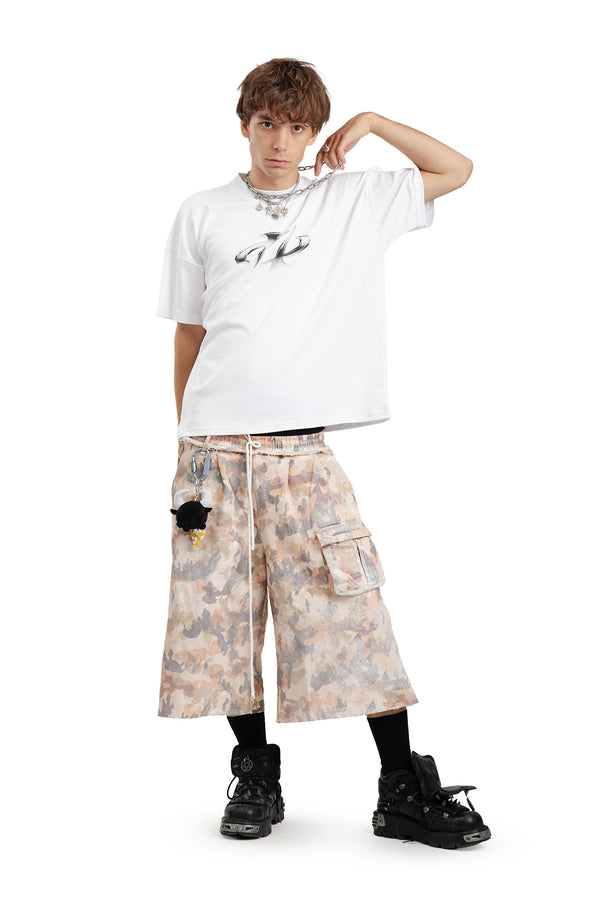 T-Shirt Boxy Concrete White