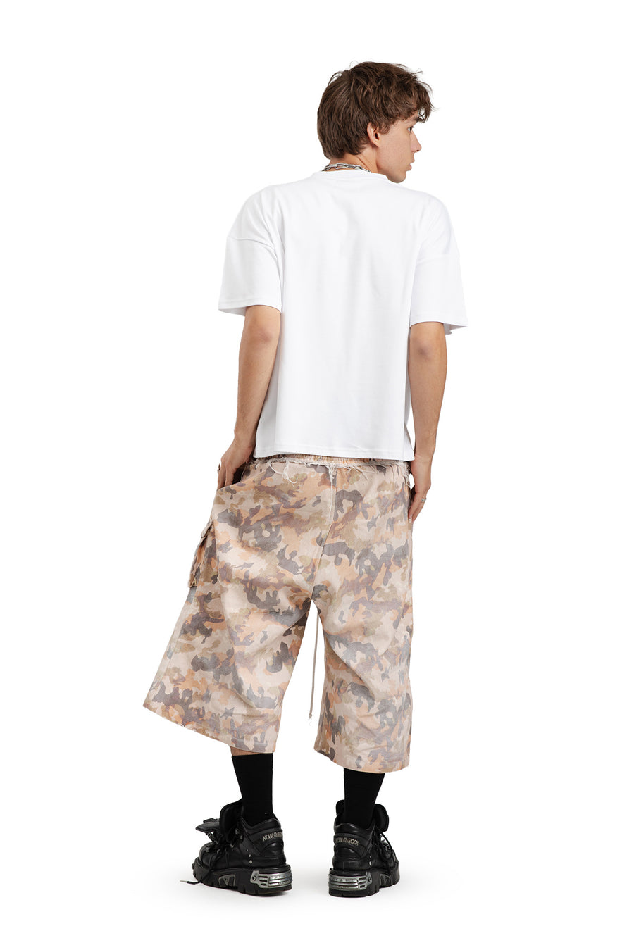 T-Shirt Boxy Concrete White