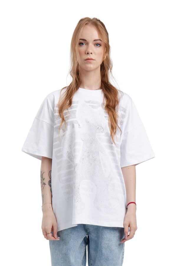 T-Shirt Boxy Concrete White