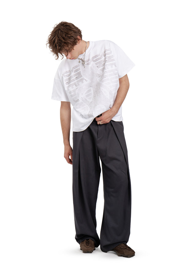 T-Shirt Boxy Concrete White