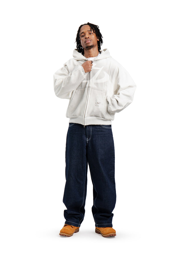 Kapuzenpullover Zip Puffy Ultra Full Distressed