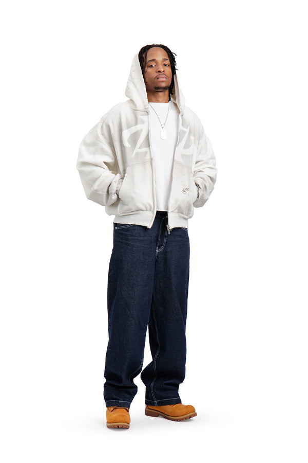 Kapuzenpullover Zip Puffy Ultra Full Distressed