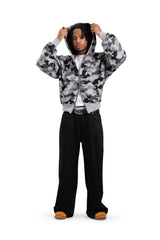 Bluza Puffy Zip MORO Grey
