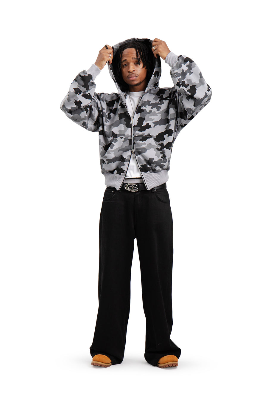 Bluza Puffy Zip MORO Grey