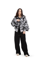 Bluza Puffy Zip MORO Grey