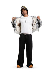 Bluza Puffy Zip MORO Light Grey Melange