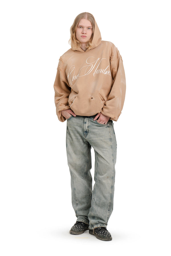 Hoodie Double Countryside Karamell