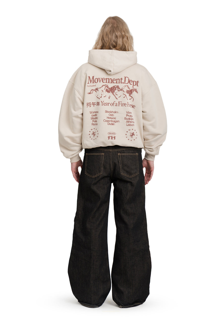 Kapuzenpullover Puffy Zip Wild Movement Almond
