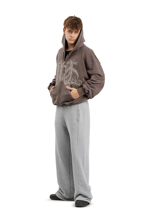 Bluza Zip Danger Zone Brown
