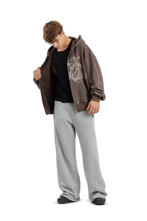 Bluza Zip Danger Zone Brown