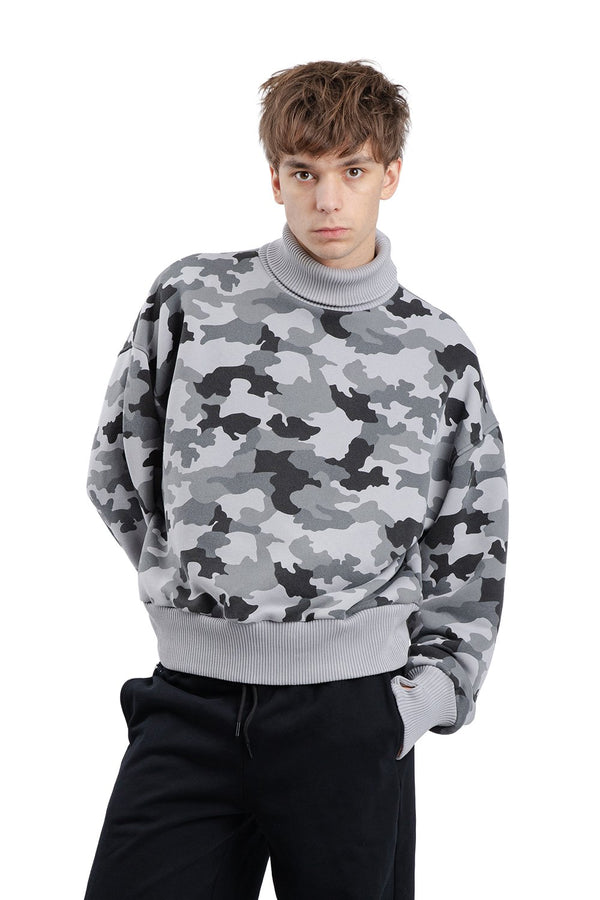 Bluza Crewneck Turtleneck Moro